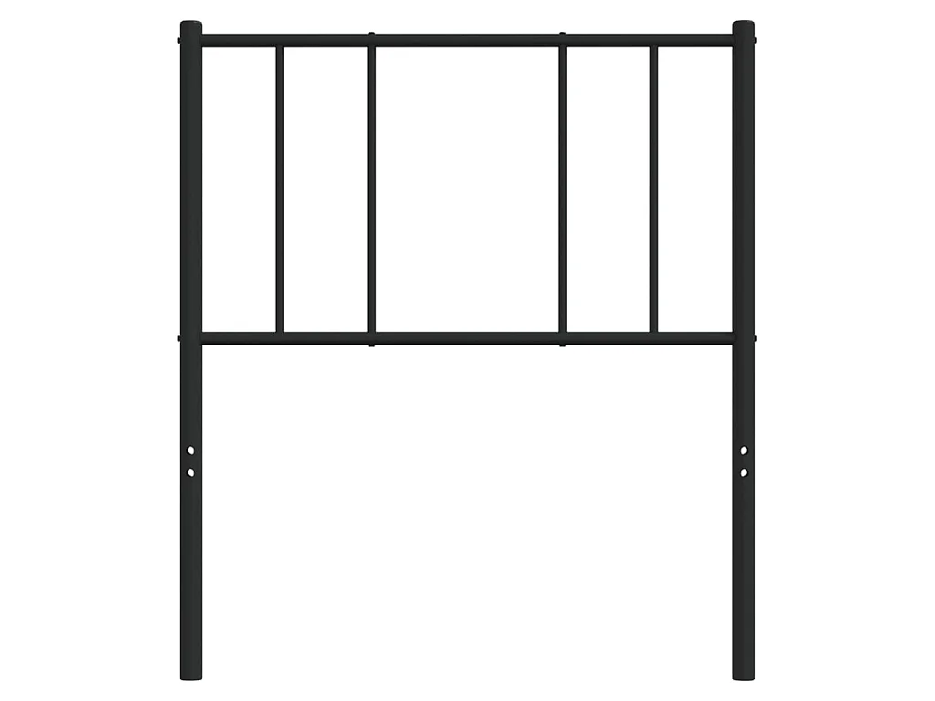 Tête de lit de remplacement métal noir 90 cm