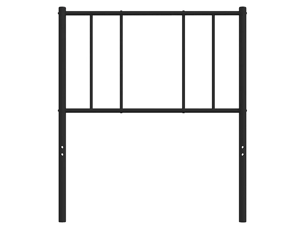 Cabeceira de substituição 90 cm metal preto