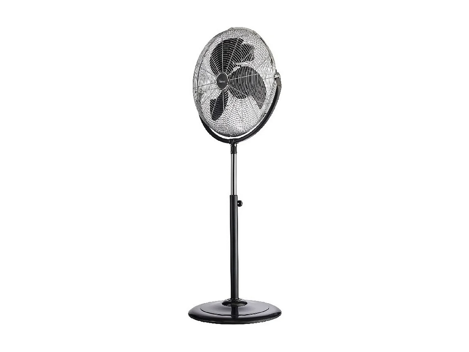 Ventilateur à Piédestal Grecale, Noir, 53,5x130x44 cm, Bimar