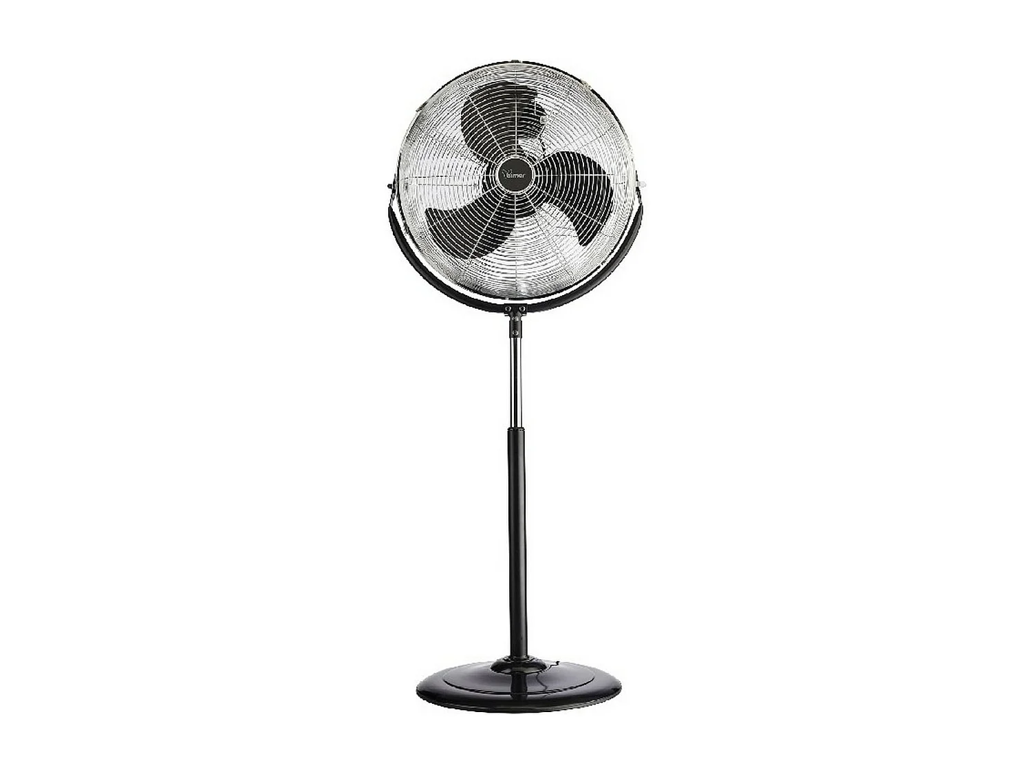 Ventilateur à Piédestal Grecale, Noir, 53,5x130x44 cm, Bimar