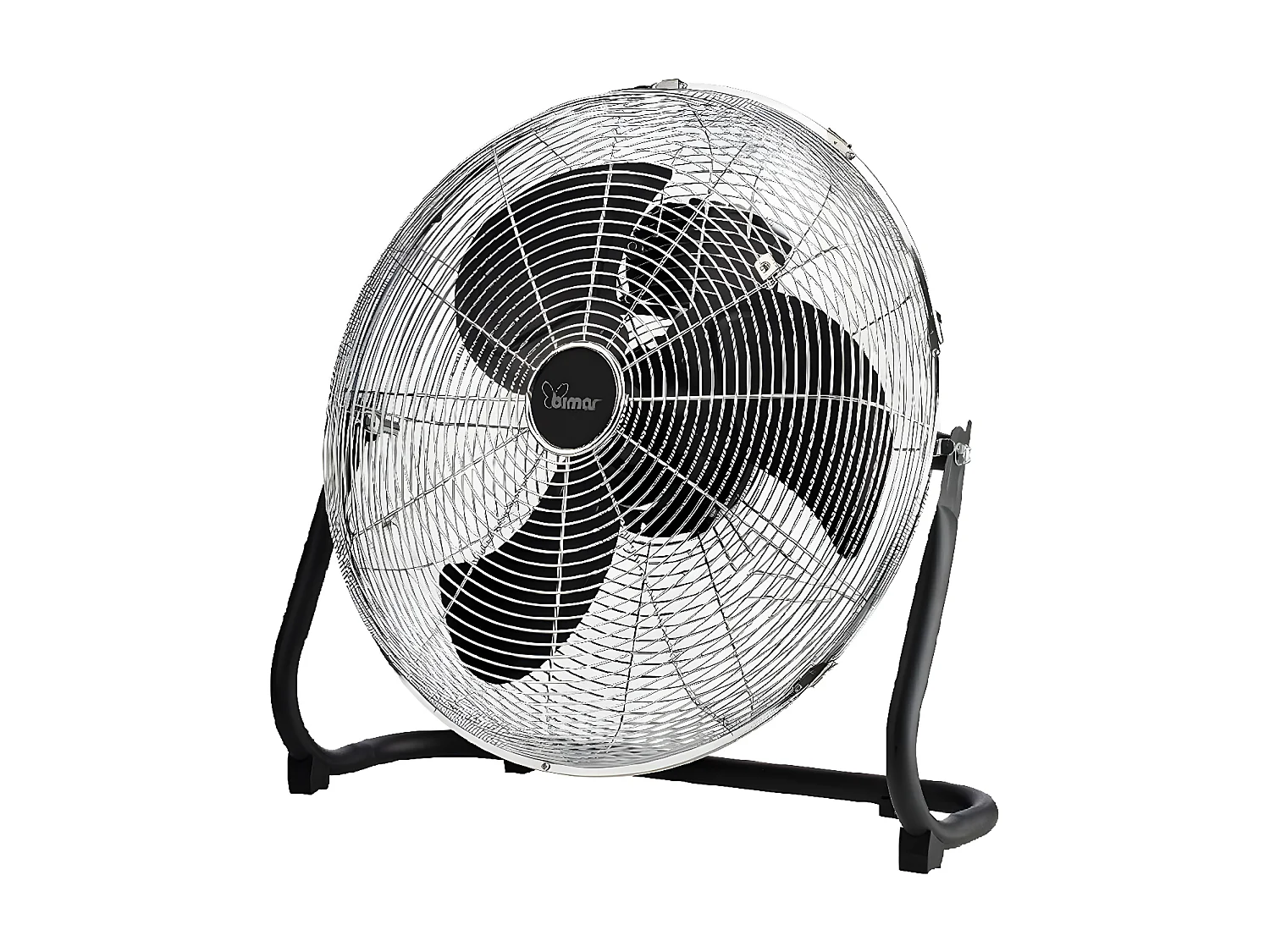 Ventilateur de Sol Baiser, Argent, 55x54x18 cm, Bimar