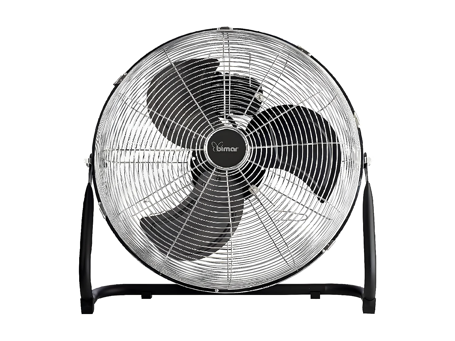 Ventilateur de Sol Baiser, Argent, 55x54x18 cm, Bimar