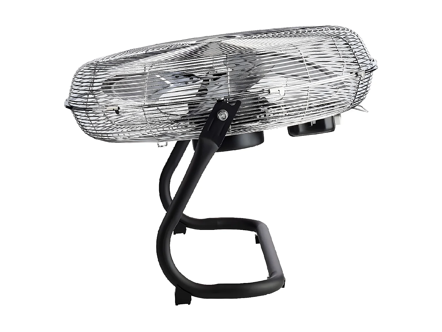 Ventilateur de Sol Baiser, Argent, 55x54x18 cm, Bimar