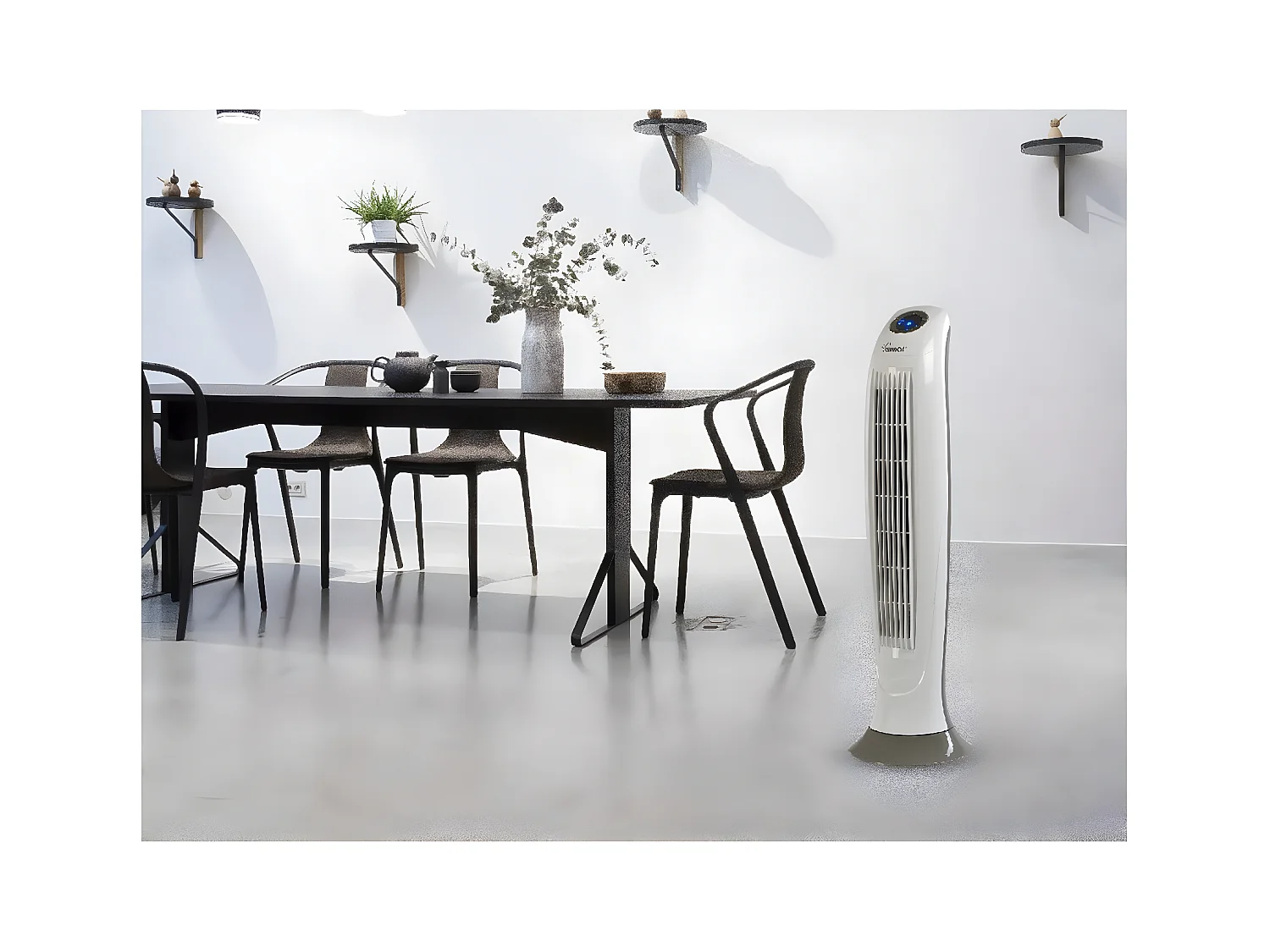 Ventilador de Columna Etesia, Blanco, 24,3x86x24,3 cm, Bimar