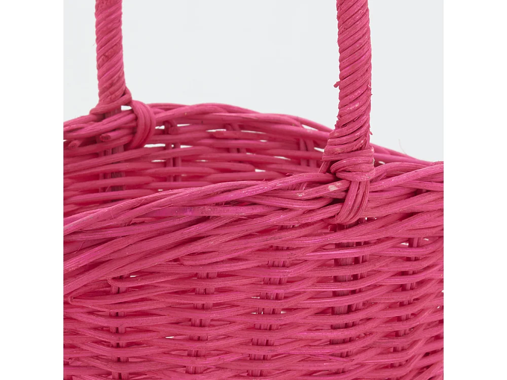 Paniers en rotin ovales coloris assortis Lot de 3