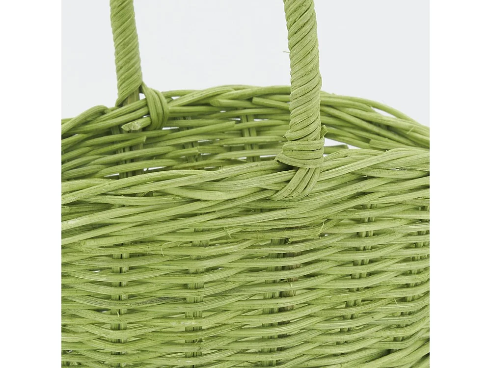 Paniers en rotin ovales coloris assortis Lot de 3