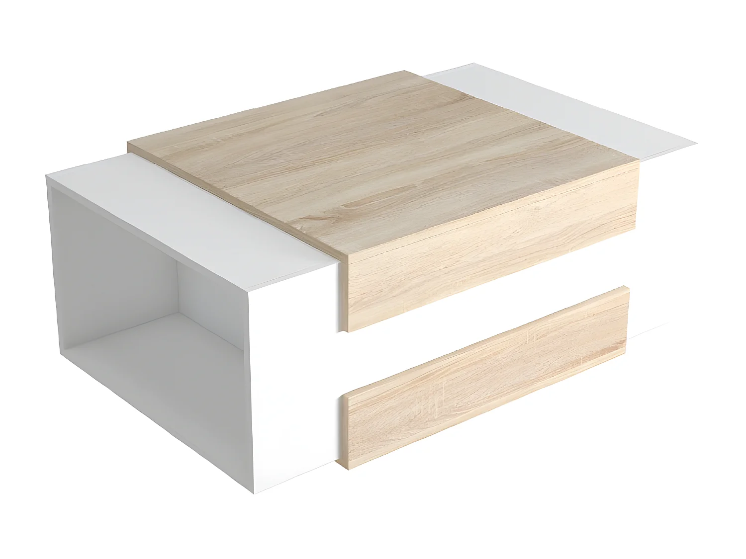 Table Basse Ulrica, Sonoma, 100x60x35 cm, EPIKASA