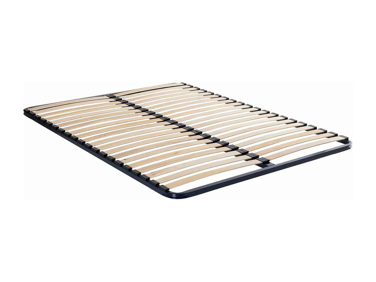 Cadre à lattes en métal hauteur 4 cm CONFORT 130x190