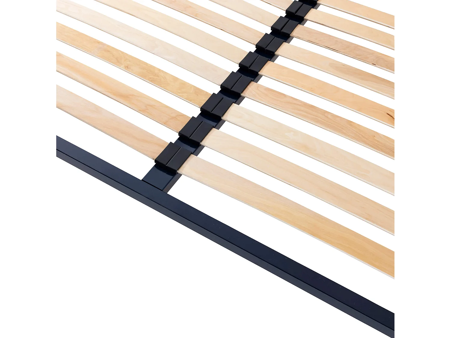 Cadre à lattes en métal hauteur 4 cm CONFORT 130x190