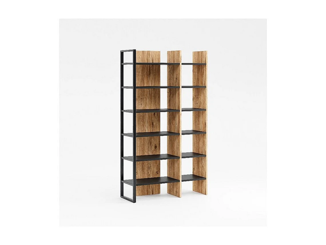 Bibliothèque Dafne, Chêne, 94x34x160 cm, EPIKASA