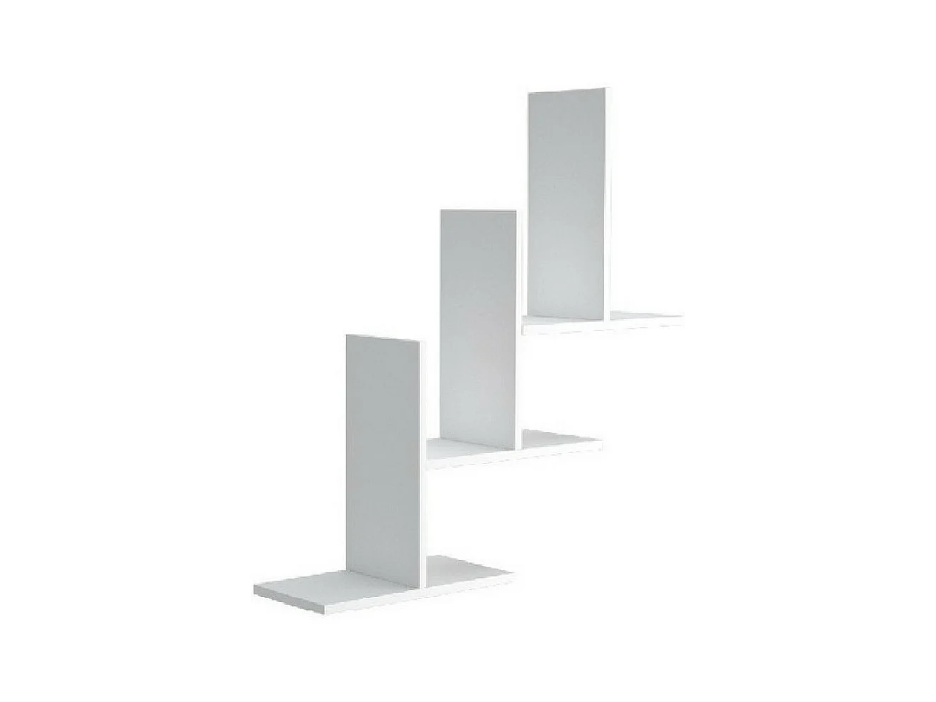 Étagère Genny, Blanc, 80x20x81,6 cm, EPIKASA
