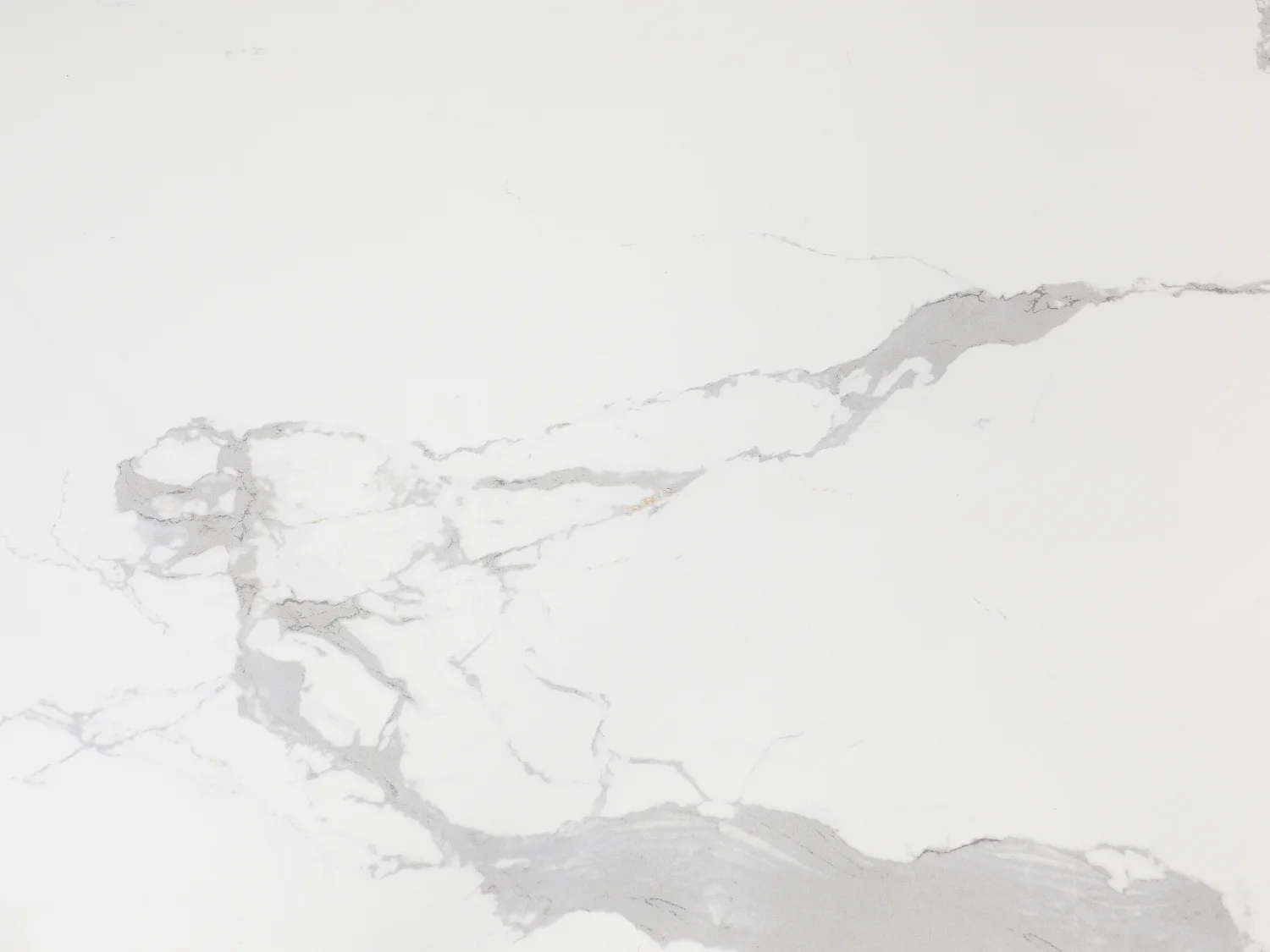 Esstisch für 4 bis 8 Personen ausziehbar - Keramik, Sicherheitsglas & Metall - Marmor-Optik Weiß & Anthrazit - COREMA von Maison Céphy