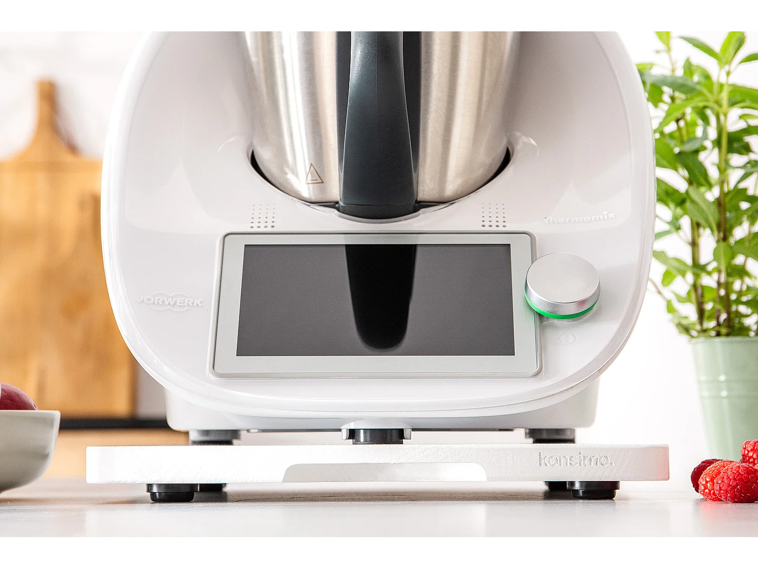 Gleitbrett - Zubehör für Thermomix TM31, TM5 und TM6 - Weiß - COQUERE