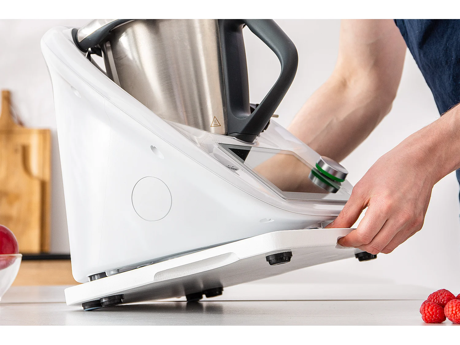 Gleitbrett - Zubehör für Thermomix TM31, TM5 und TM6 - Weiß - COQUERE