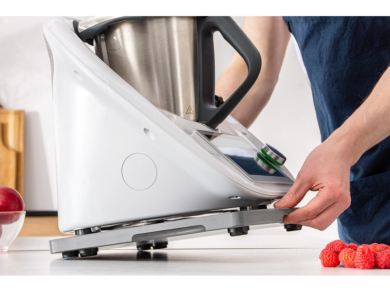 Gleitbrett - Zubehör für Thermomix TM31, TM5 und TM6 - Grau - COQUERE