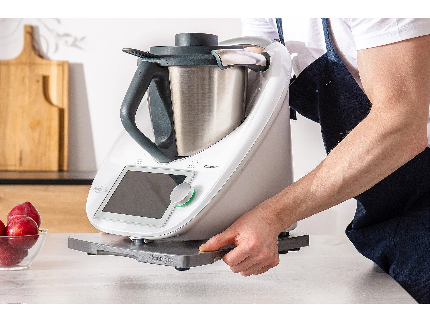 Gleitbrett - Zubehör für Thermomix TM31, TM5 und TM6 - Grau - COQUERE