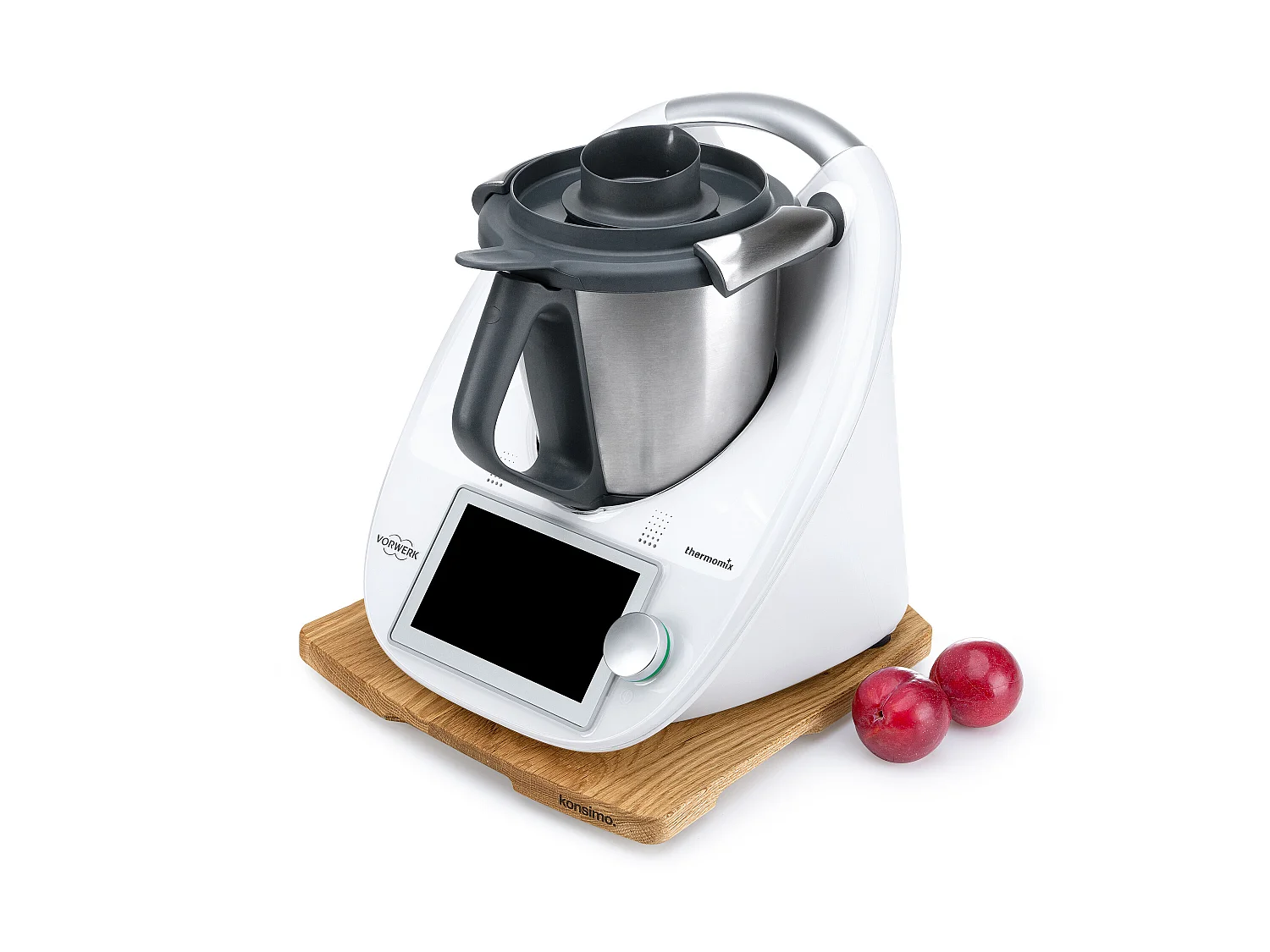 Gleitbrett - Zubehör für Thermomix TM31, TM5 und TM6 - Eiche Dekor - COQUERE