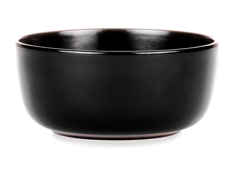 Schüssel-Set 6 Personen 6-tlg - Schwarz - VICTO