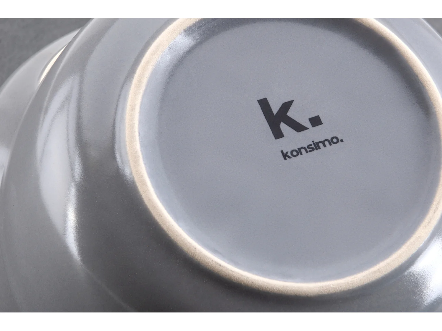 Tafelservice 6 Personen 24-tlg - Weiß, Schwarz, Grau - VICTO