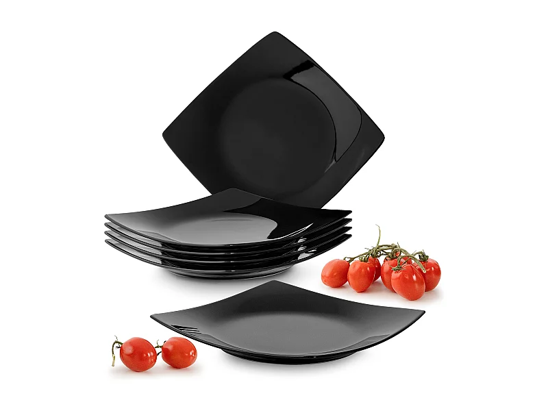 Teller-Set Dessertteller 6-tlg 6 Pers. - Schwarz - EPIRI