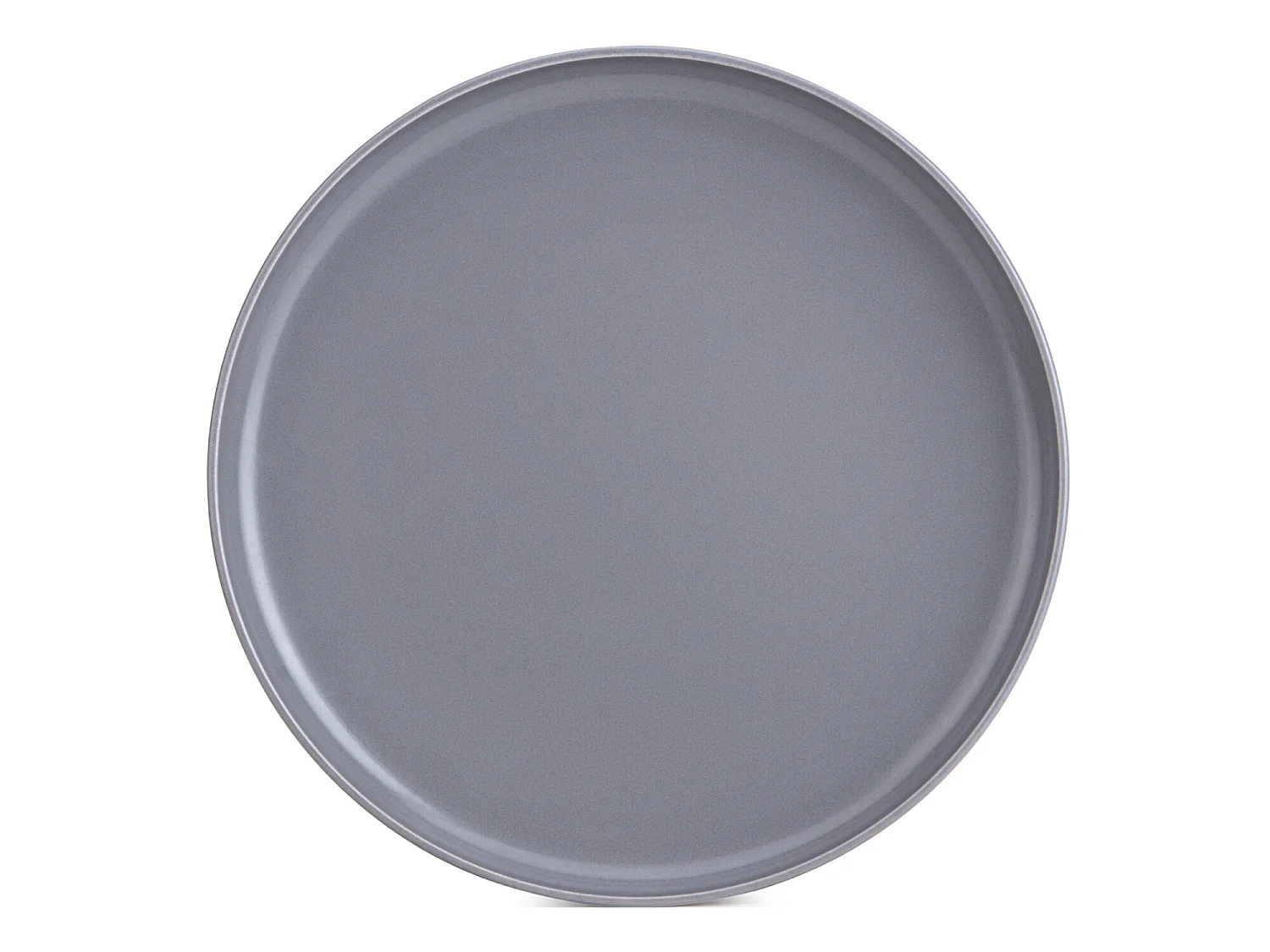 Teller-Set 6-tlg Dessertteller - matt grau - VICTO