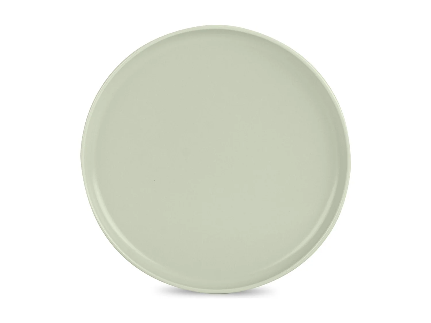 Teller-Set 6-tlg Dessertteller - beige/grün/grau - VICTO