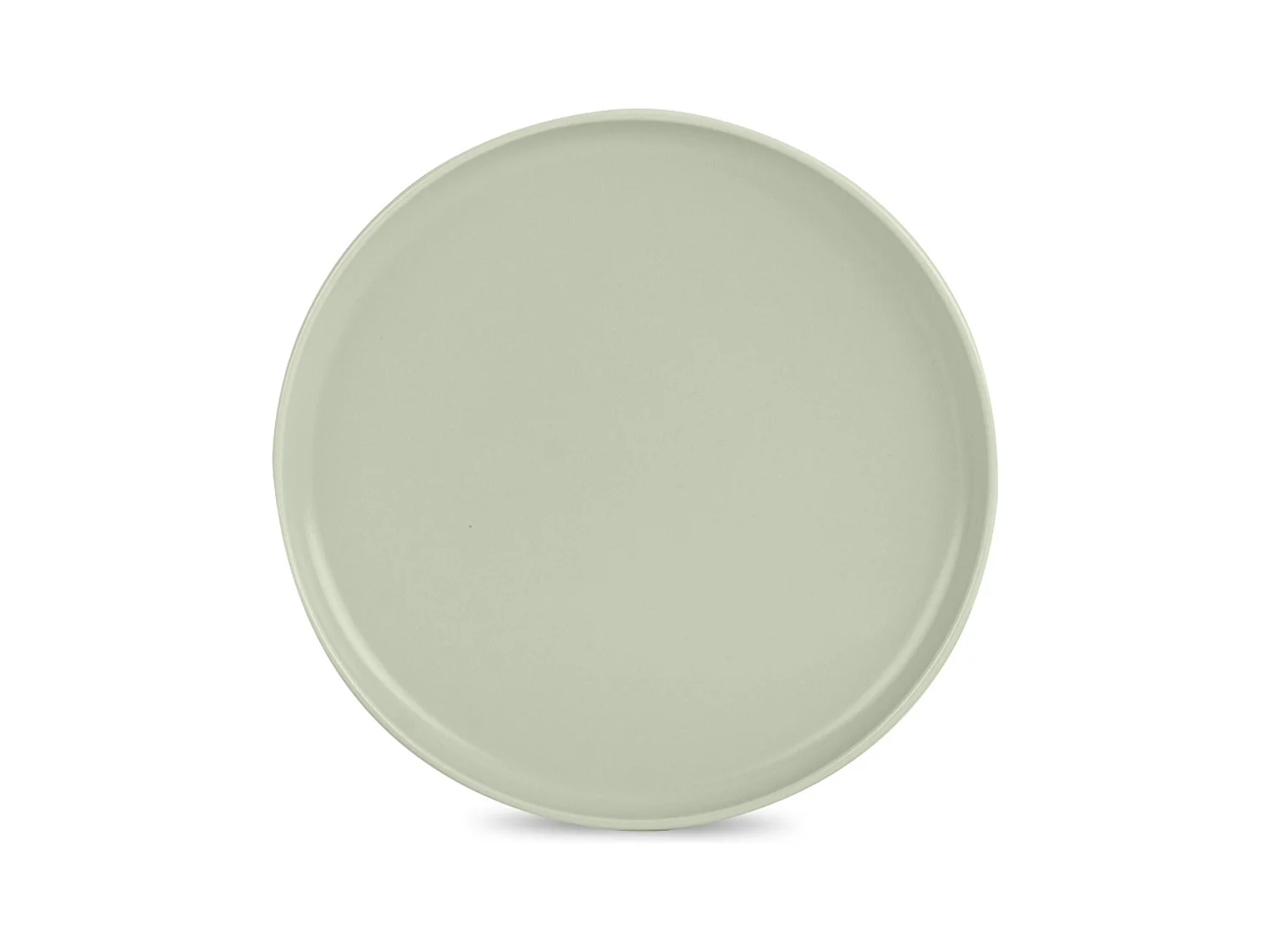 Teller-Set 6-tlg Speiseteller - beige/grün/grau - VICTO