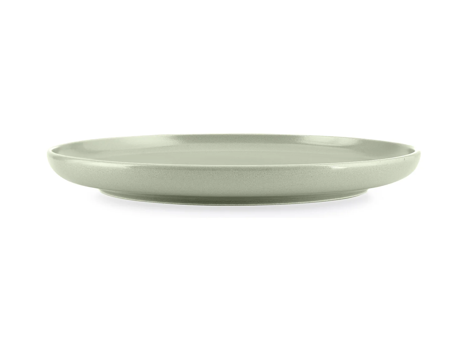 Teller-Set 6-tlg Speiseteller - beige/grün/grau - VICTO