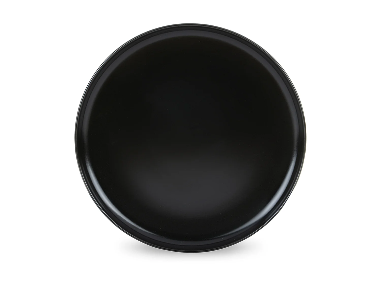 Teller-Set 6-tlg Speiseteller - schwarz - VICTO