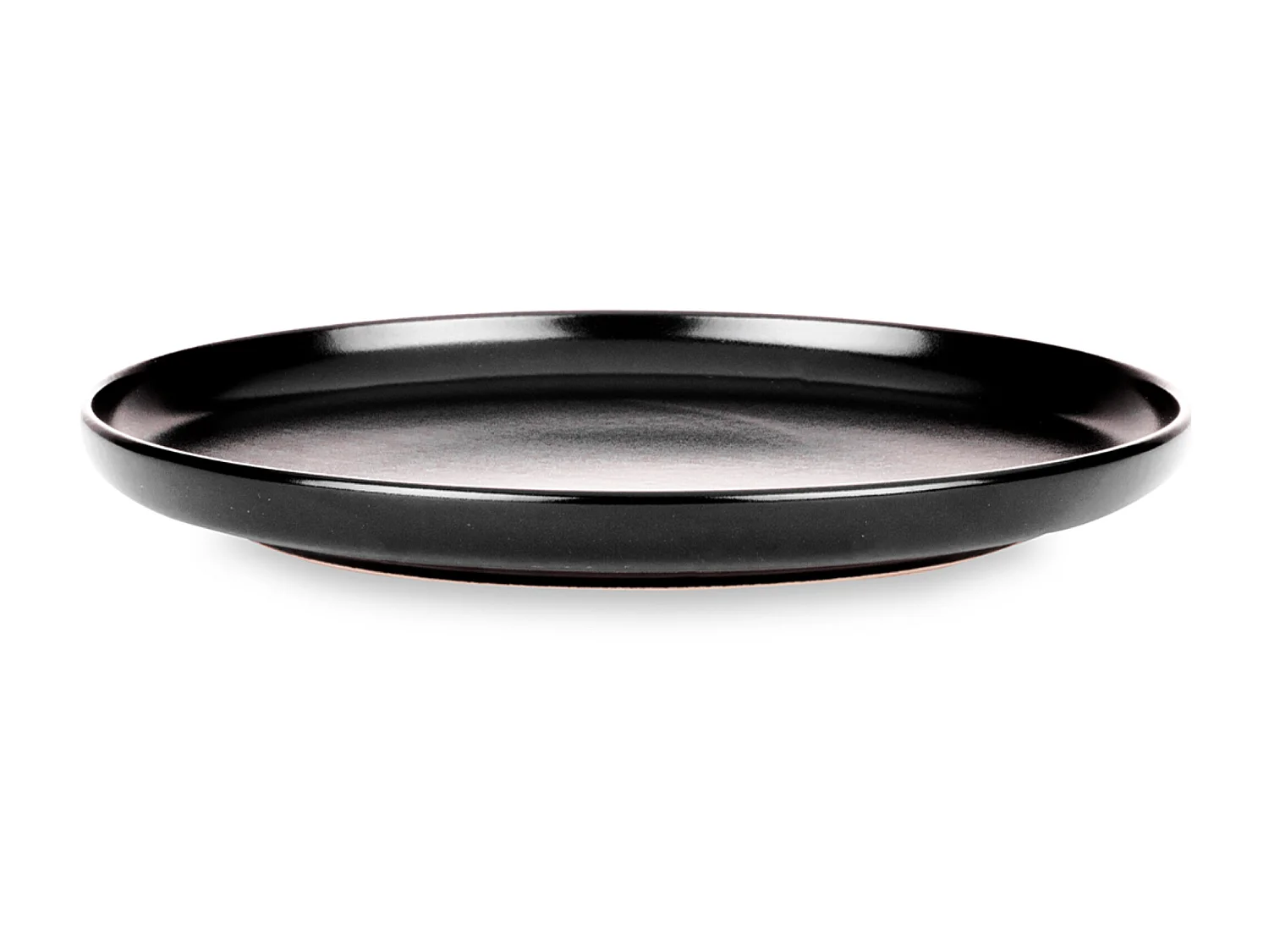 Teller-Set 6-tlg Speiseteller - schwarz - VICTO