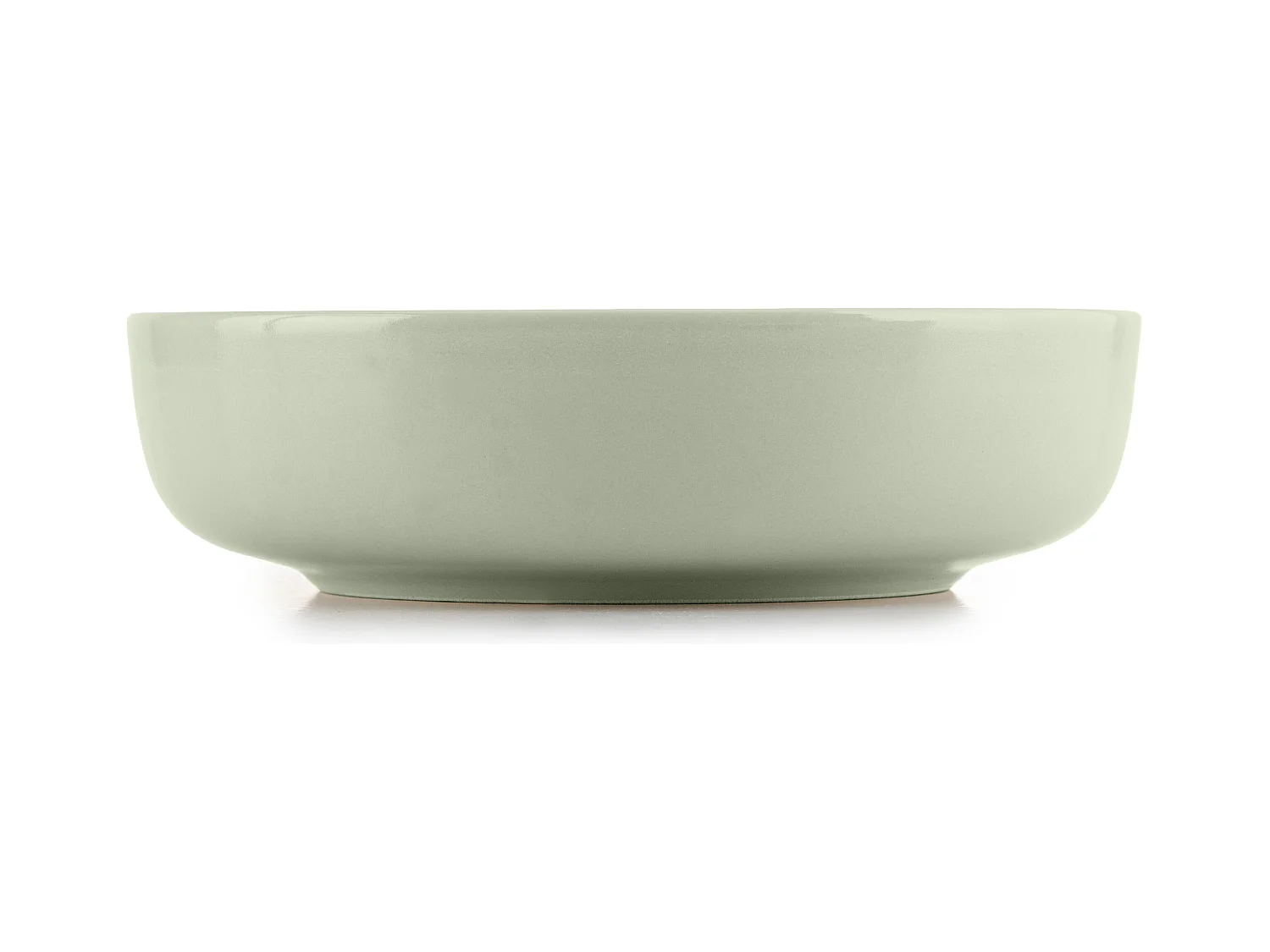 Teller-Set 6-tlg Suppenteller - beige/grün/grau - VICTO