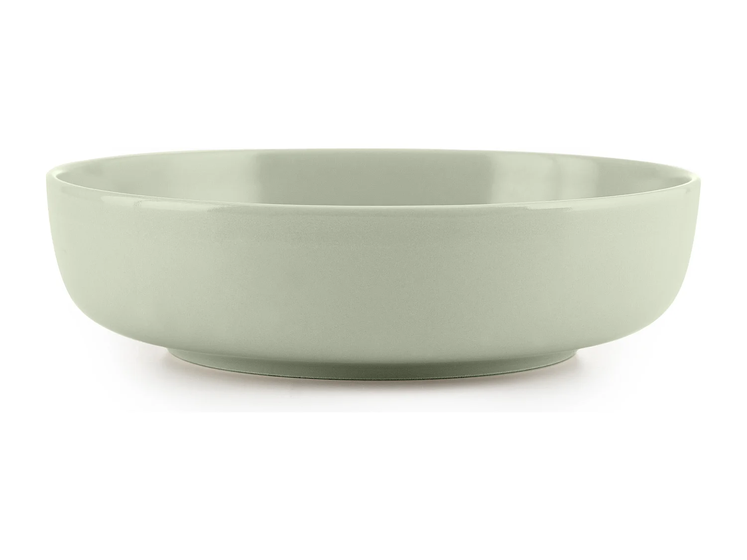 Teller-Set 6-tlg Suppenteller - beige/grün/grau - VICTO