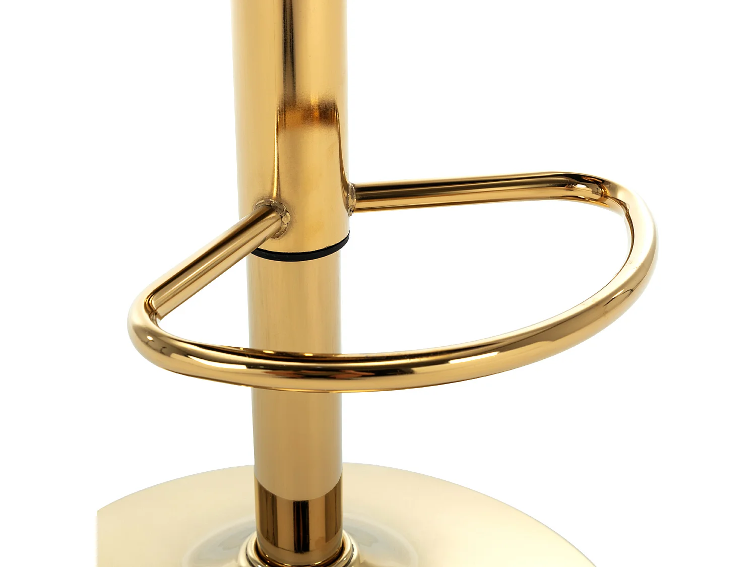 Lot de 6 tabourets de bar - Hauteur Ajustable - Velours - Gris