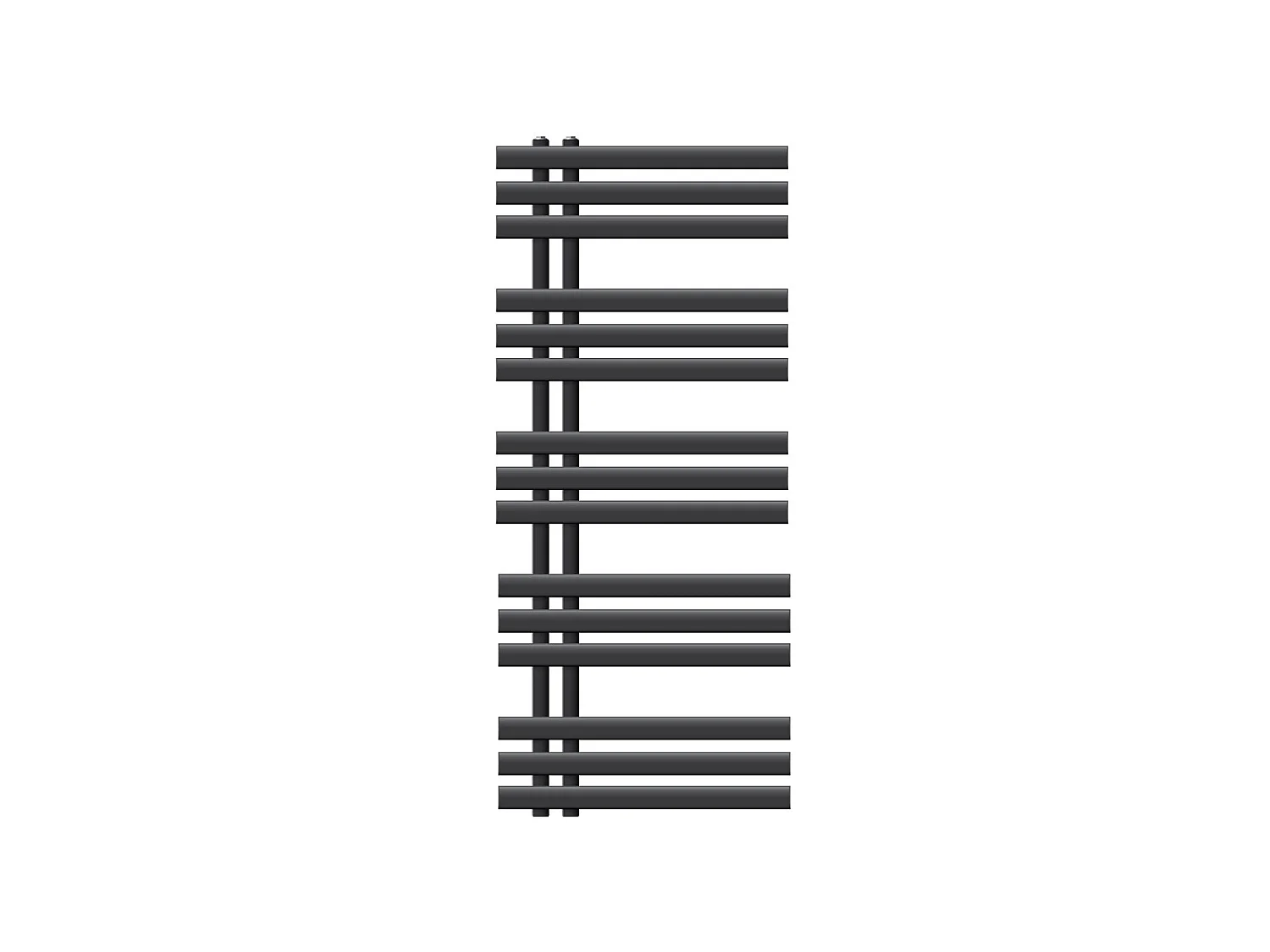 Radiateur de salle de bains design Iron EM 500x1200 mm Anthracite LuxeBath
