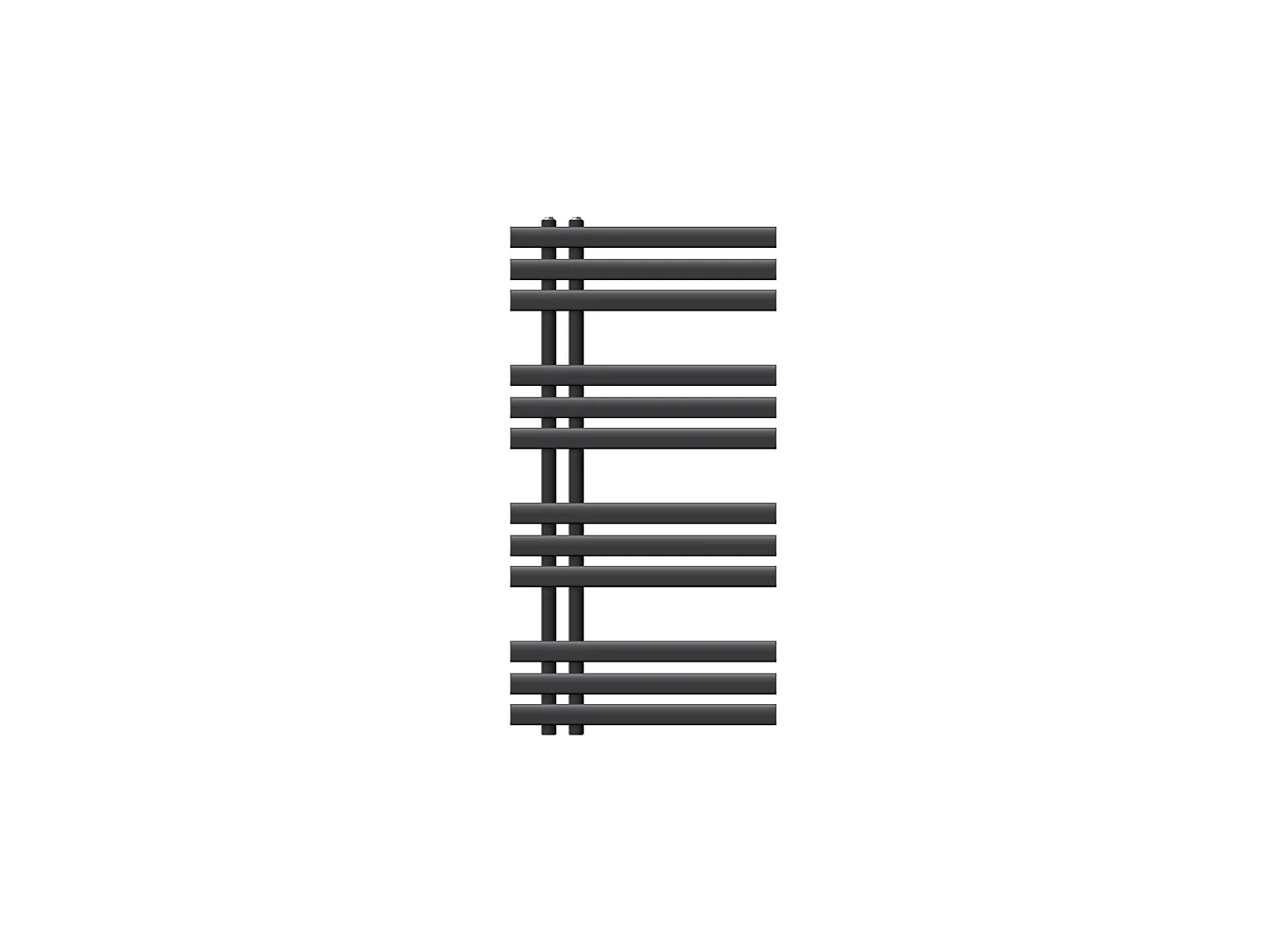 Radiateur de salle de bains design Iron EM 500x1000 mm anthracite LuxeBath