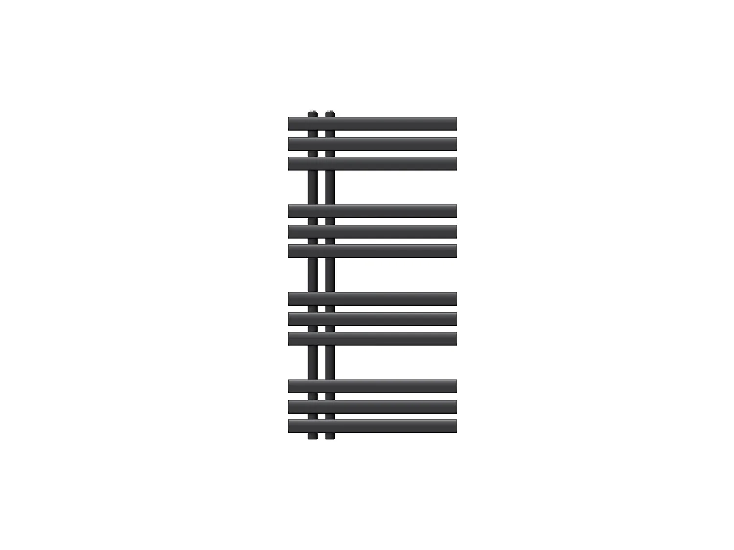 Radiateur de salle de bains design Iron EM 500x1000 mm anthracite LuxeBath
