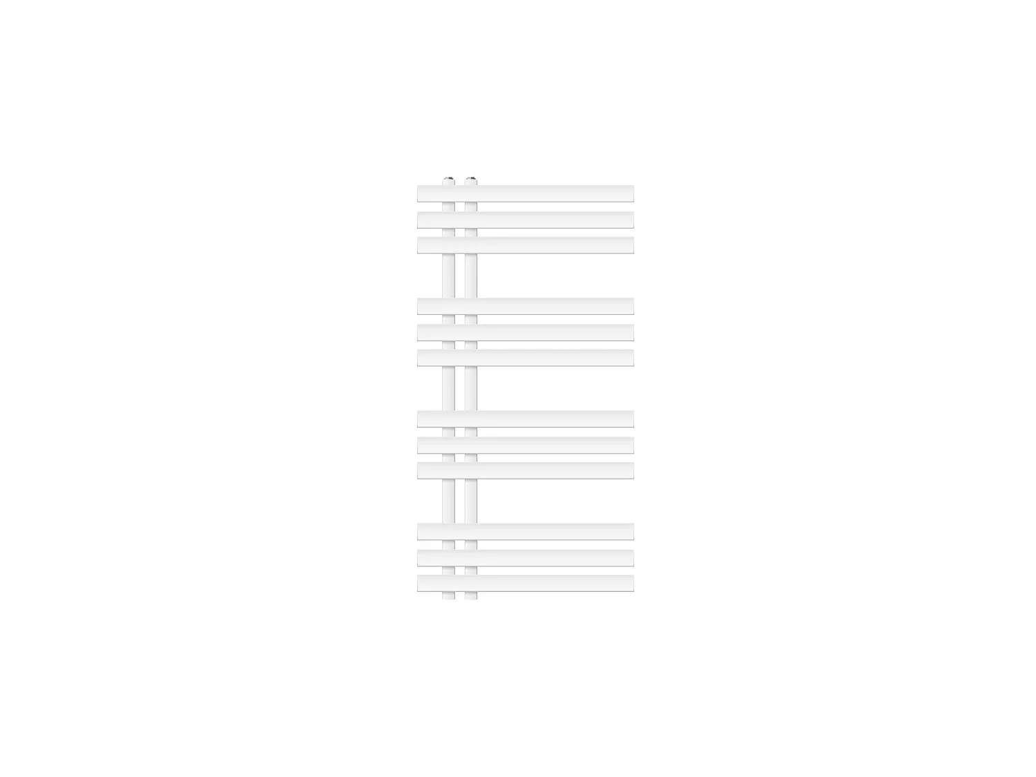 Radiateur de salle de bains design Iron EM 500x1000 mm blanc LuxeBath