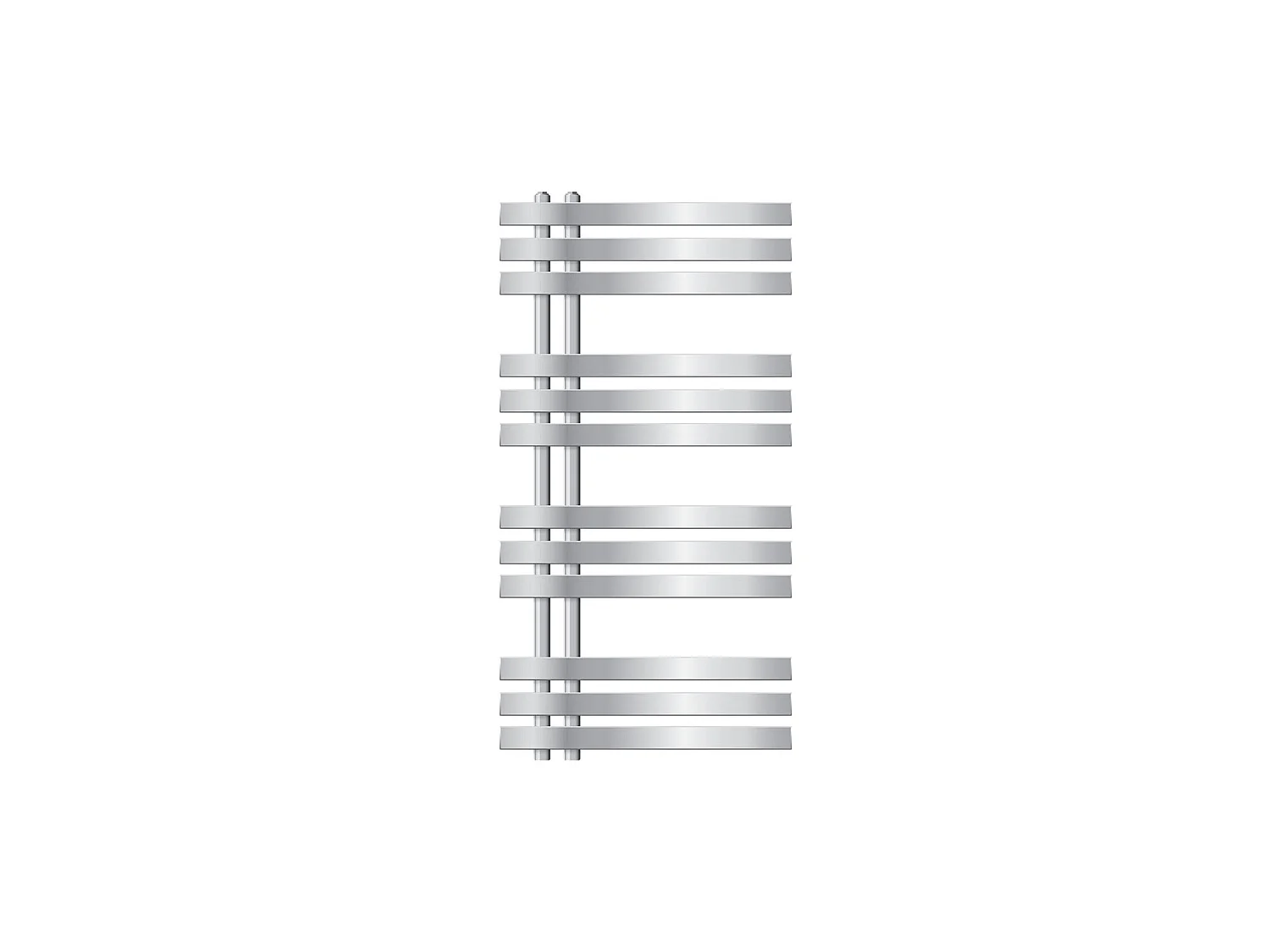 Radiateur de salle de bains design Iron EM 500x1000 mm Chrome LuxeBath