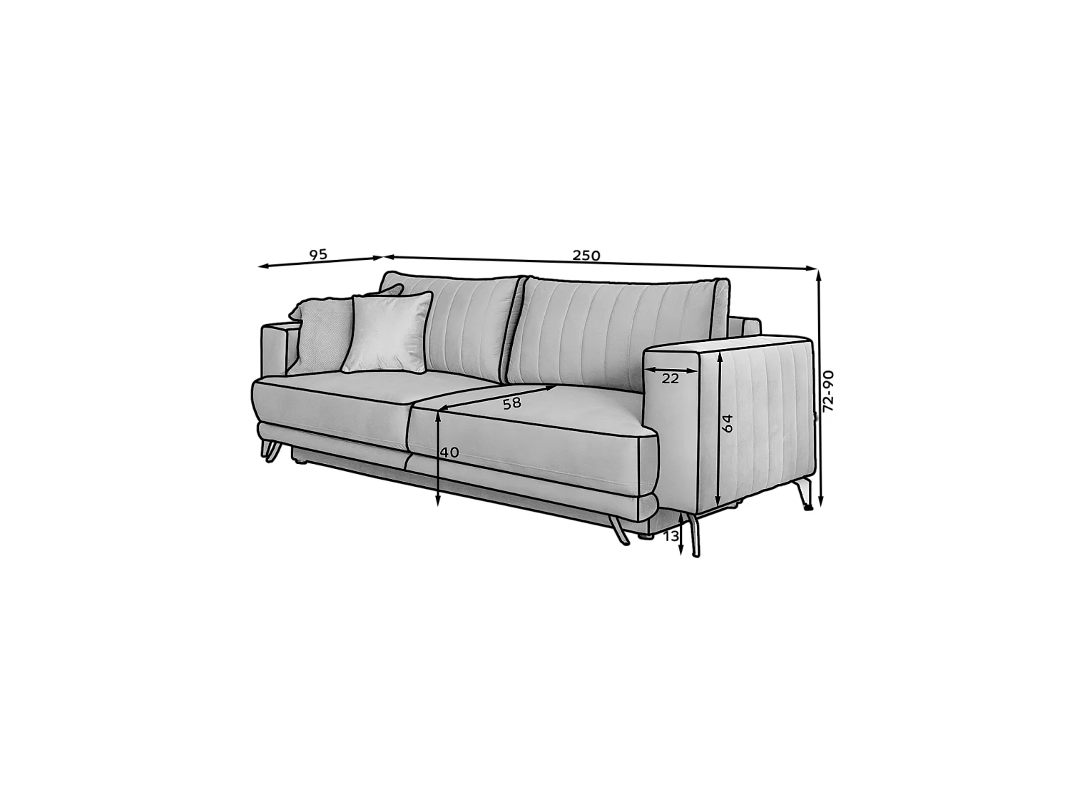 3 Pers. Couch Maestro