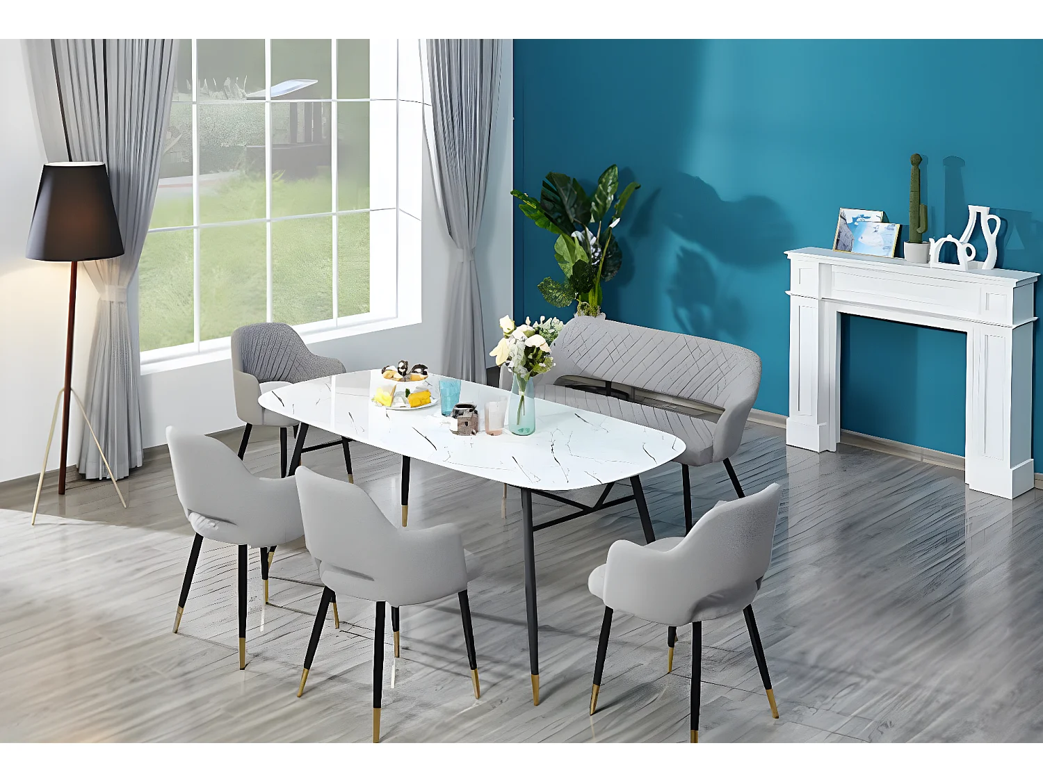 Table à manger Malmö (90x160)