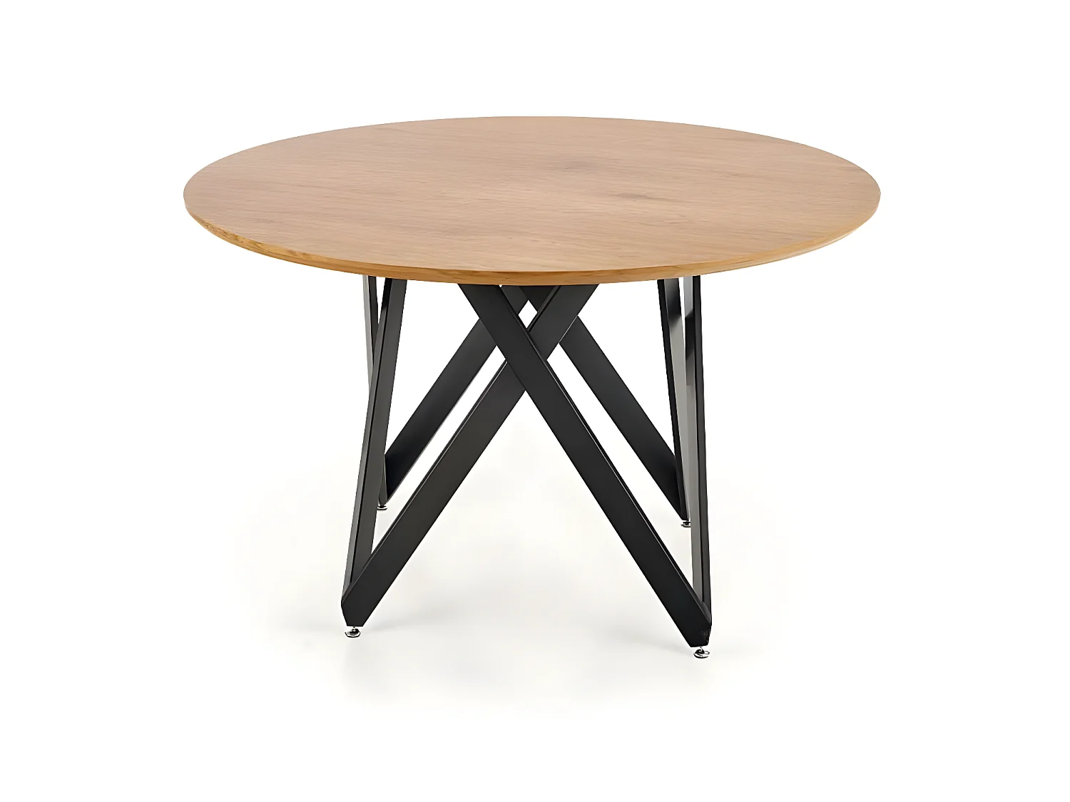 Esstisch Arnold (O120)/Braun&Schwarz