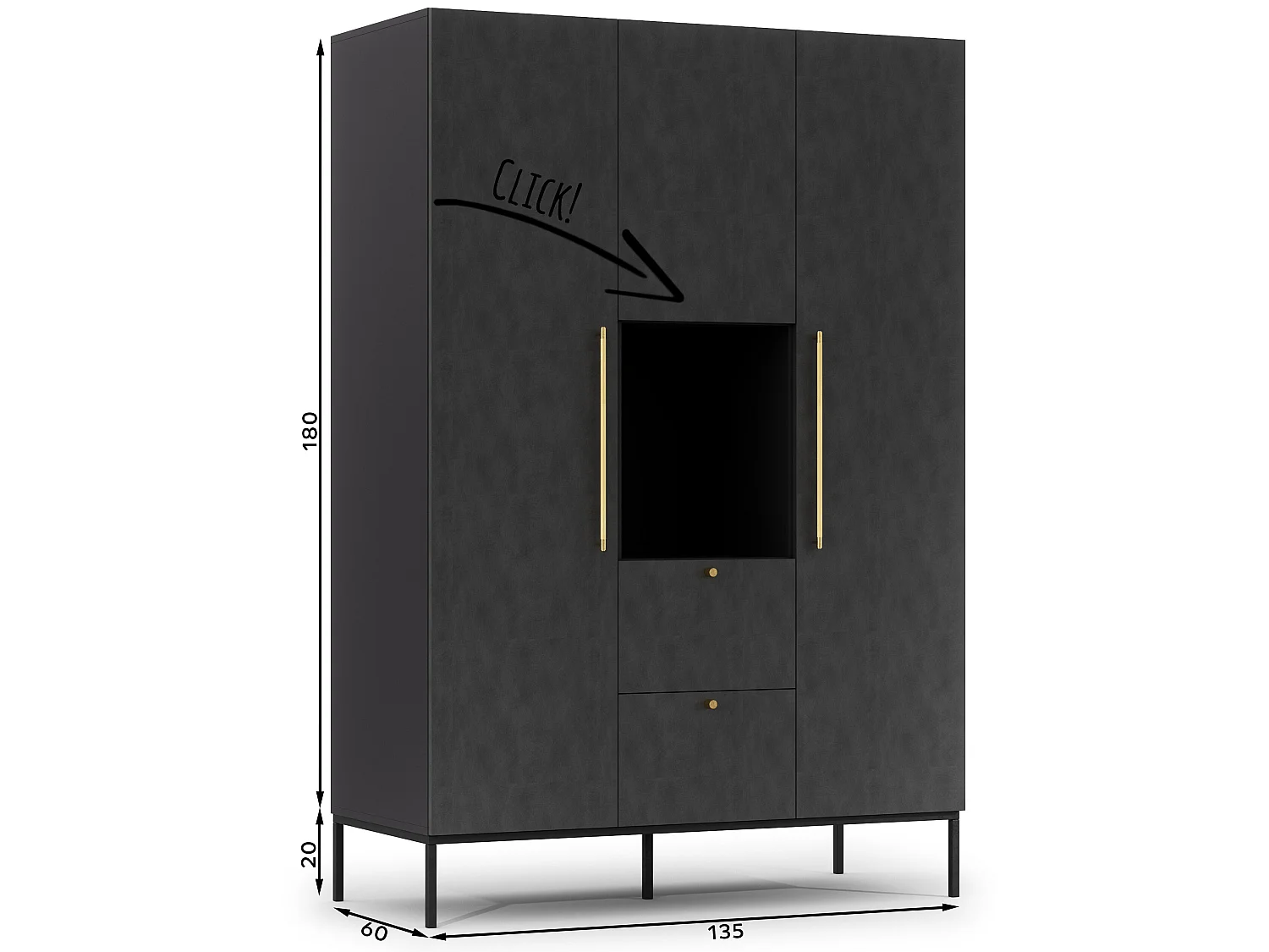 Highboard Farnia XLB