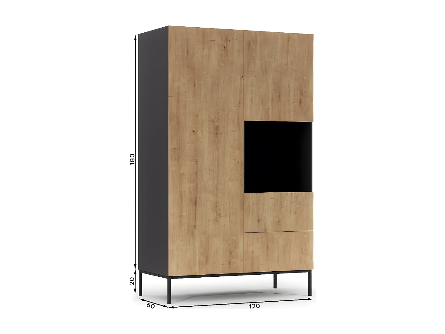 Highboard Farnia LW / En Stock/Artisan&Noir