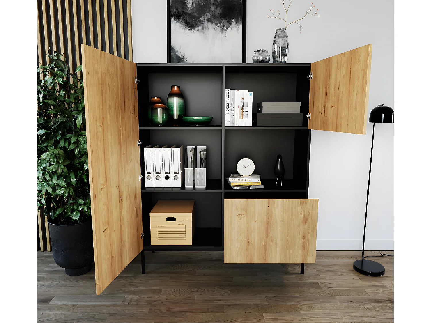 Highboard Farnia MW / In Magazzino/Artisan&Nero