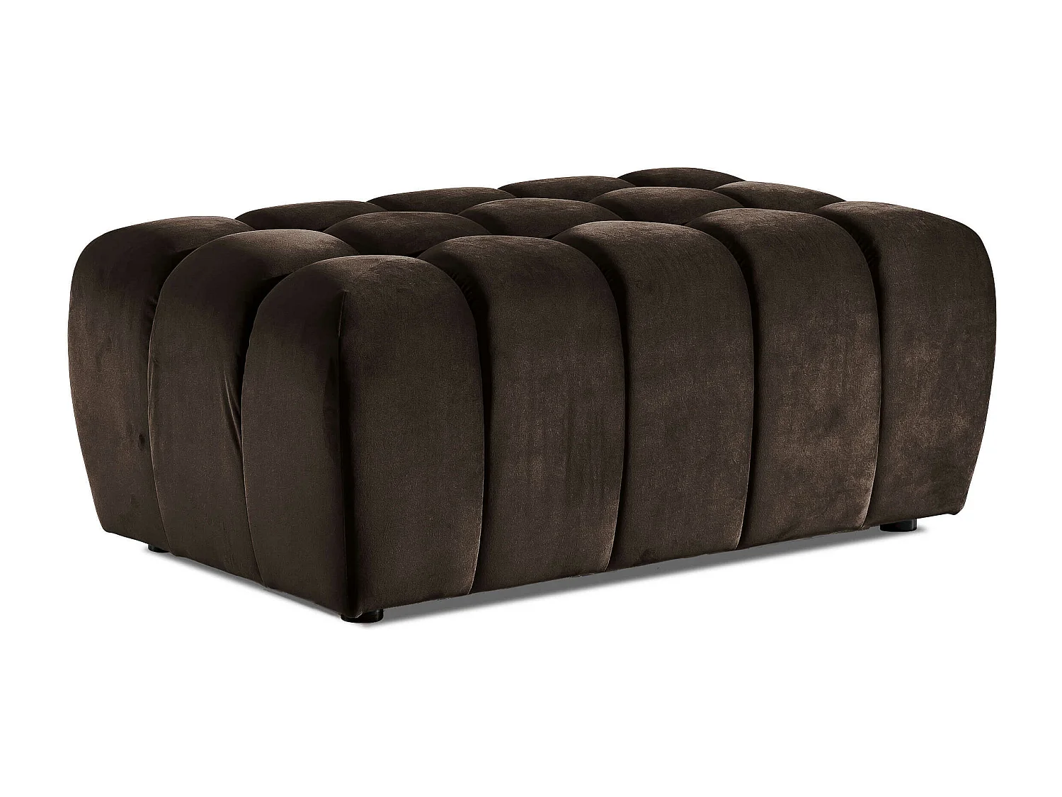 Pouf Commforti/Stoffbezug/Anthrazit