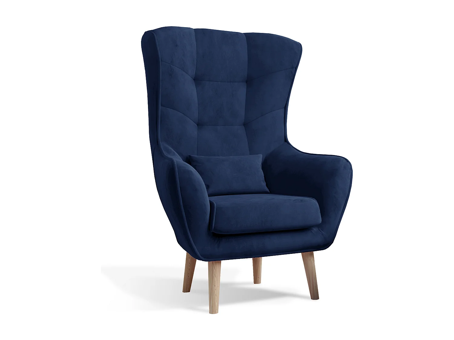 Manuel Fauteuil/Tissu/Bleu