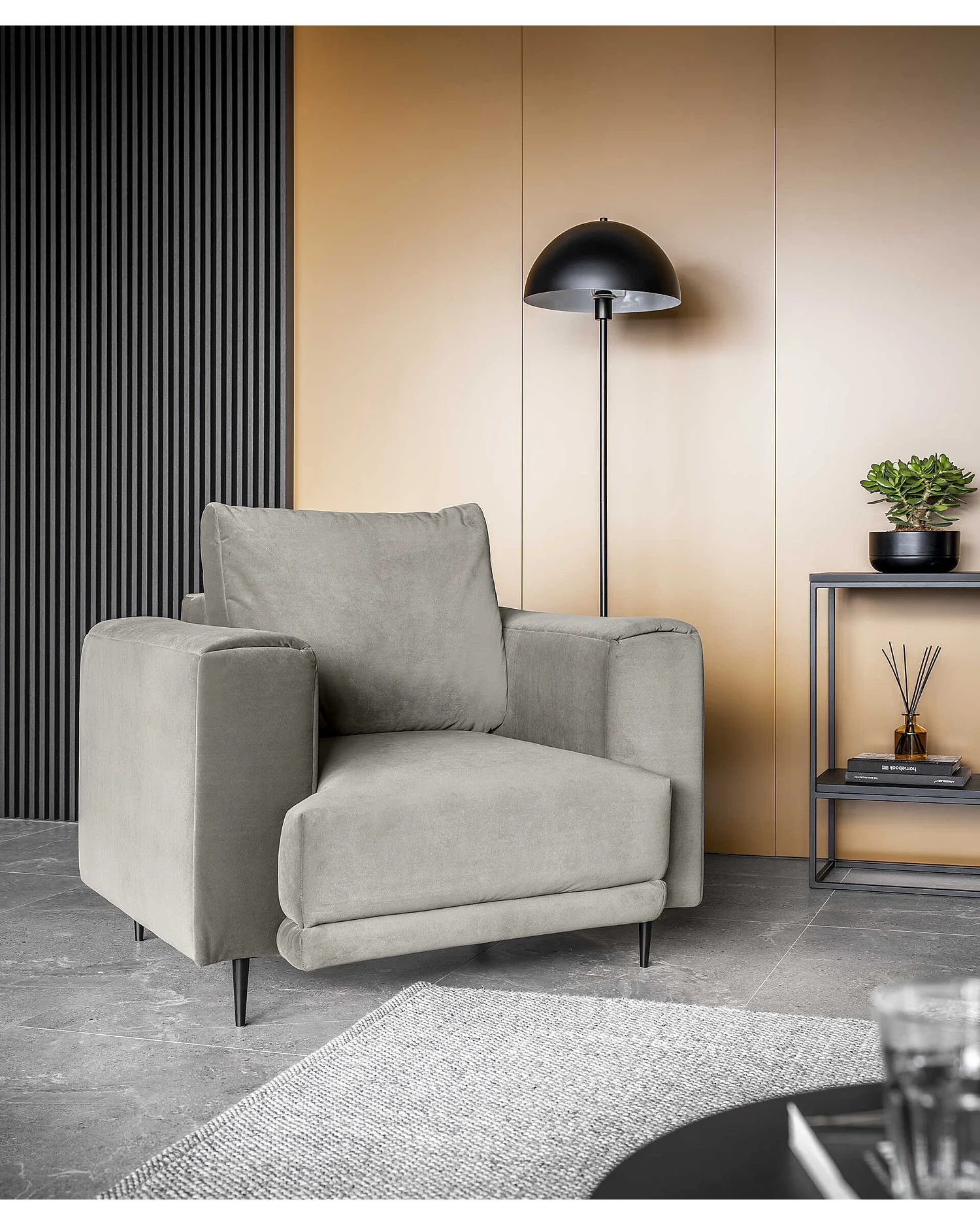 Bureau Hobas/Blanc/Marron/Noir/Aggloméré laminé