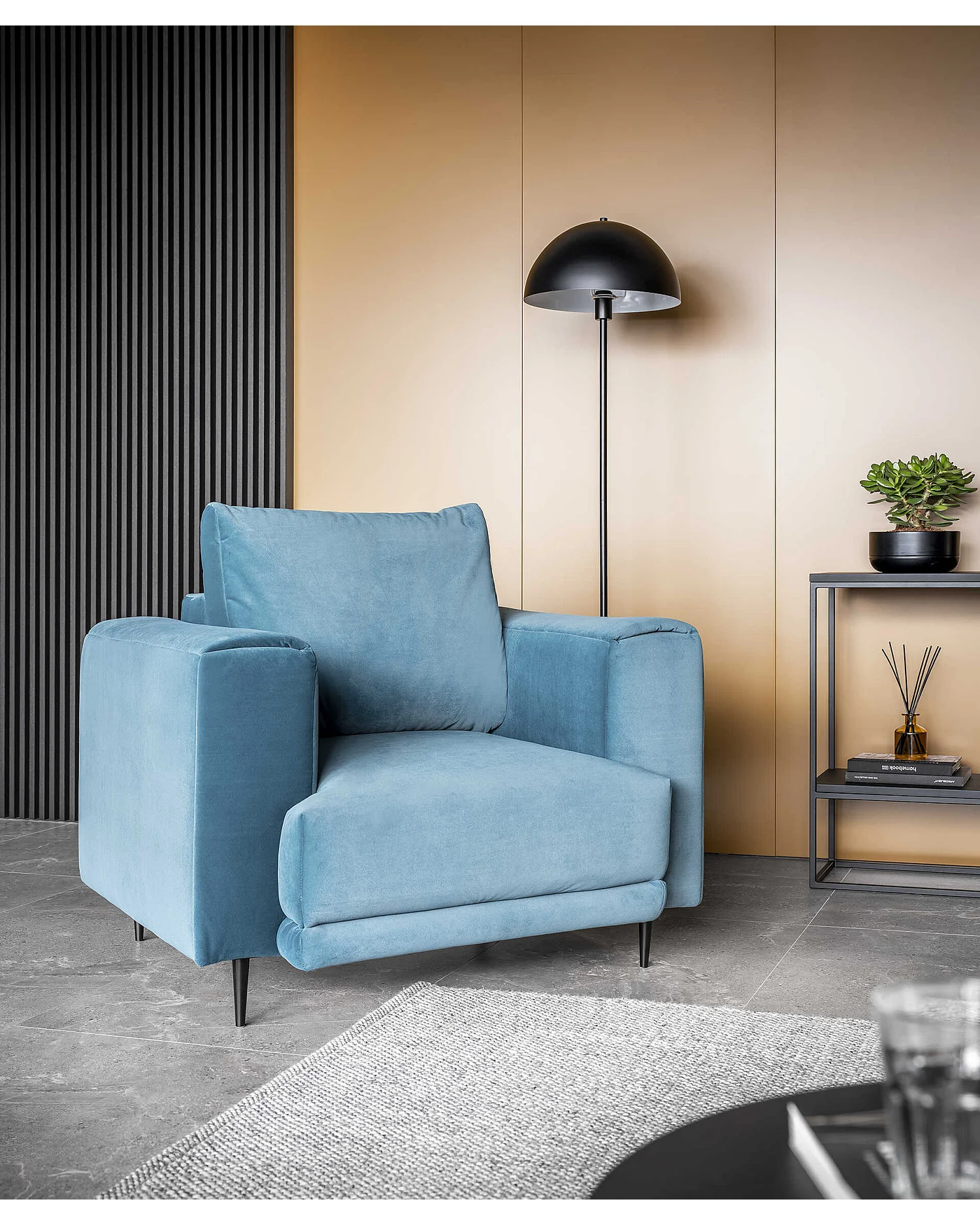 Bureau Hobas/Blanc/Marron/Noir/Aggloméré laminé