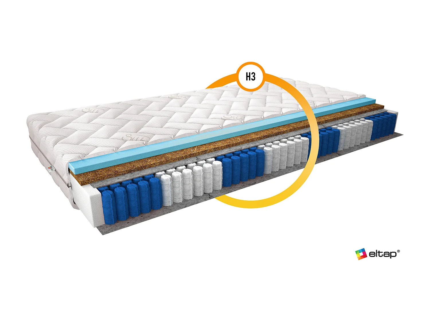 Matratze Vionna/120x200/Weiss