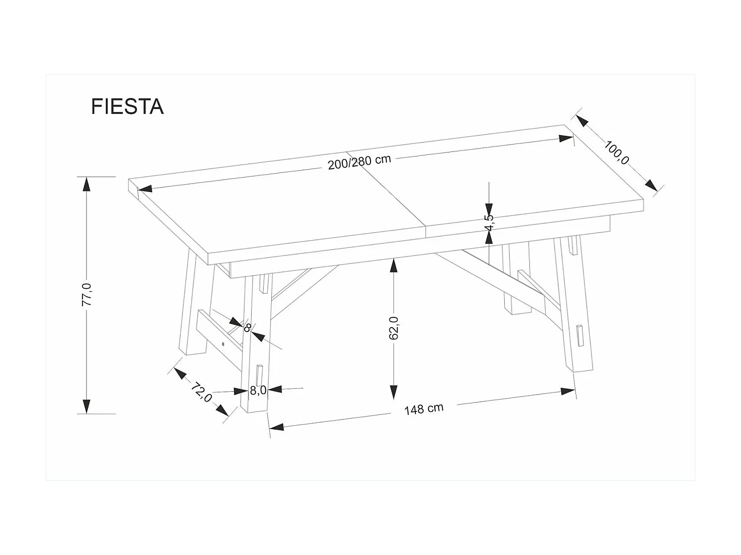 Matratze Klaus/90x200/Weis